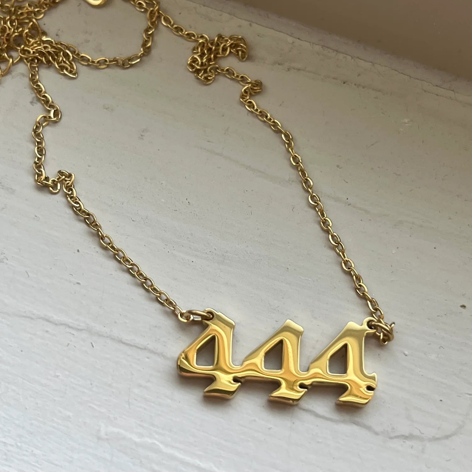 Златисто Колие "444" Ангелско Число